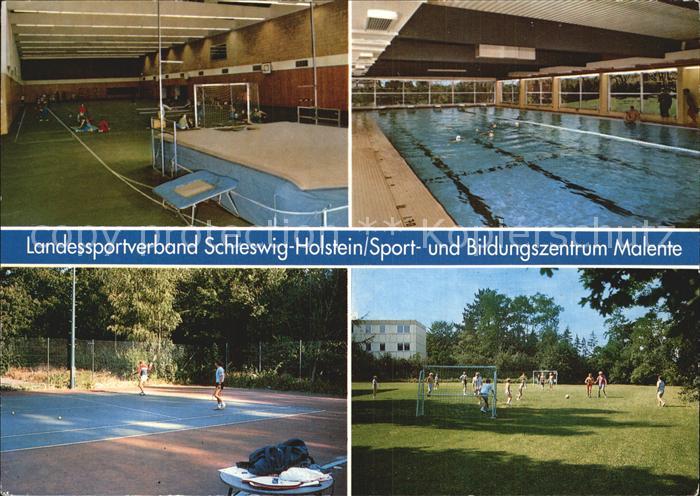 Malente-Gremsmuehlen Sportzentrum Hallenbad Tennisplatzf Fussballplatz