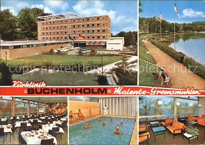 Malente-Gremsmuehlen Kurklinik Buchenholm Promenade Gastraum Hallenbad