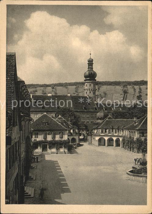 Weikersheim Marktplatz und Schloss