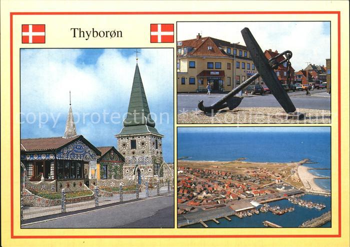 Thyboron Sneglehuset anker Fliegeraufnahme