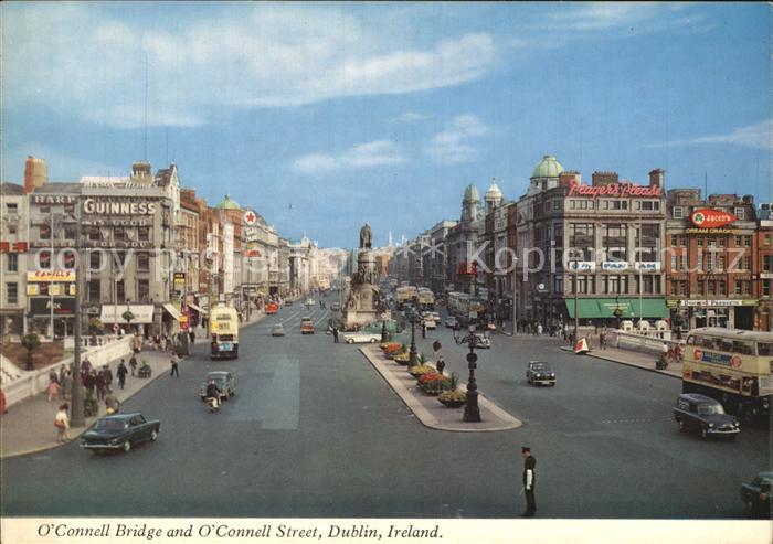 DUBLIN  Ireland O'Connell Bridge and O'Connell Street
