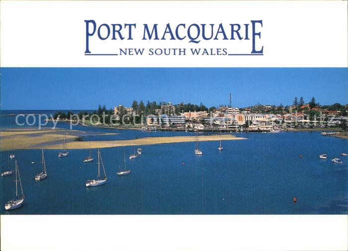Port Macquarie Hastings River Tasman Sea Fliegeraufnahme