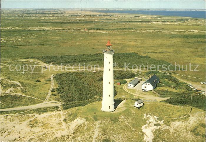 Lyngvig Leuchtturm Fliegeraufnahme