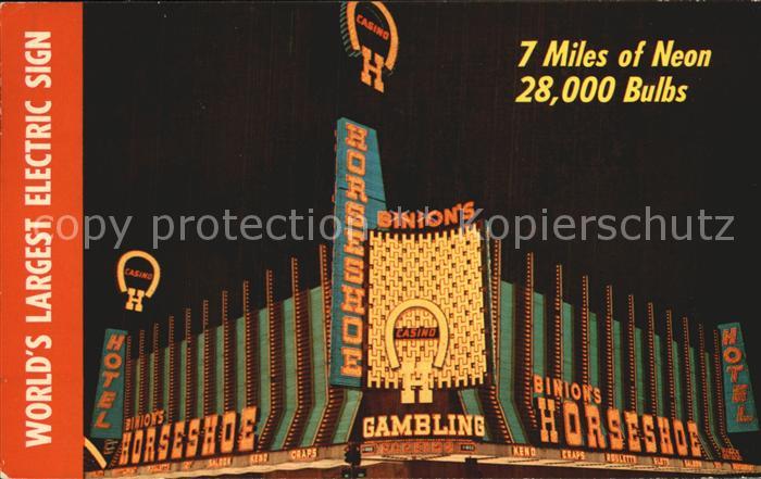 Las Vegas Nevada Binions Horseshoe Club