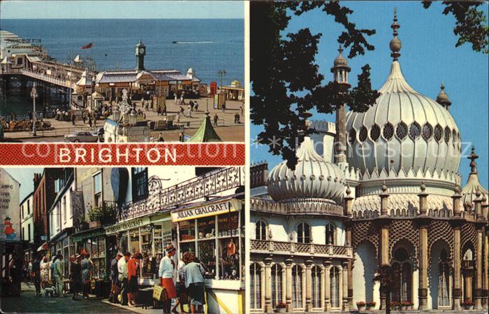 Brighton East Sussex Brighton Pavillon Stadtanscicht