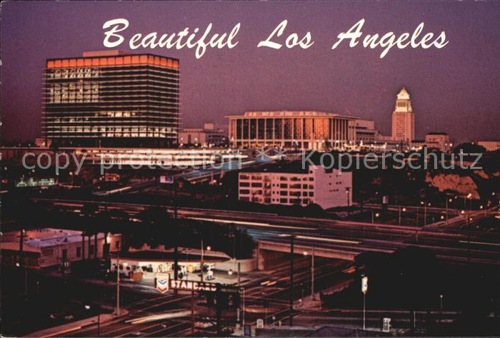 Los Angeles California Nachtaufnahme