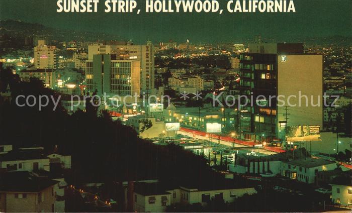 Hollywood California Sunset Strip