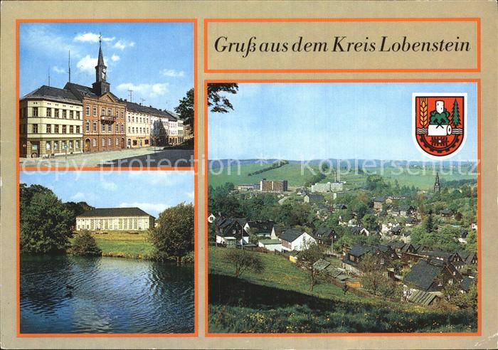 Lobenstein Bad Markt Rathaus Ebersdorf Orangerie Wurzbach