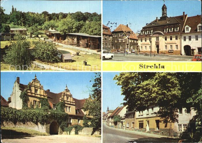 Strehla Tierpark RAthaus Schlosseingang Hauptstrasse