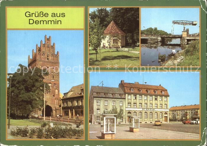 Demmin Mecklenburg Vorpommern Jugendherberge Luisentor Kleine Galerie Zugbruecke