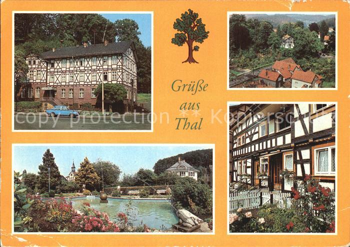 Thal Ruhla FDGB Erholungsheim Wartburgheim Tempelchen Kurpark