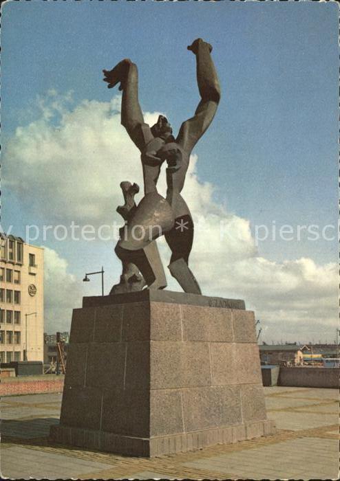 Rotterdam Denkmal Zerstoerte Stadt