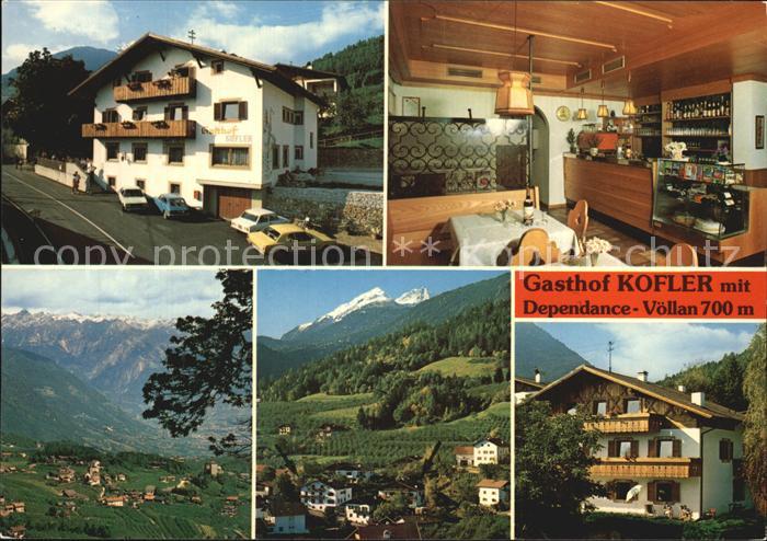 Lana Meran Gasthof Kofler Luftaufnahme