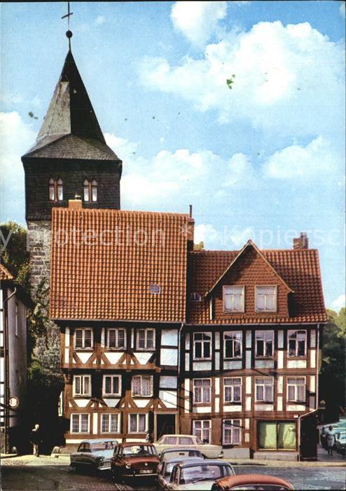 HILDESHEIM  CITY Alte Fachwerkhaeuser Kehrwieder Turm