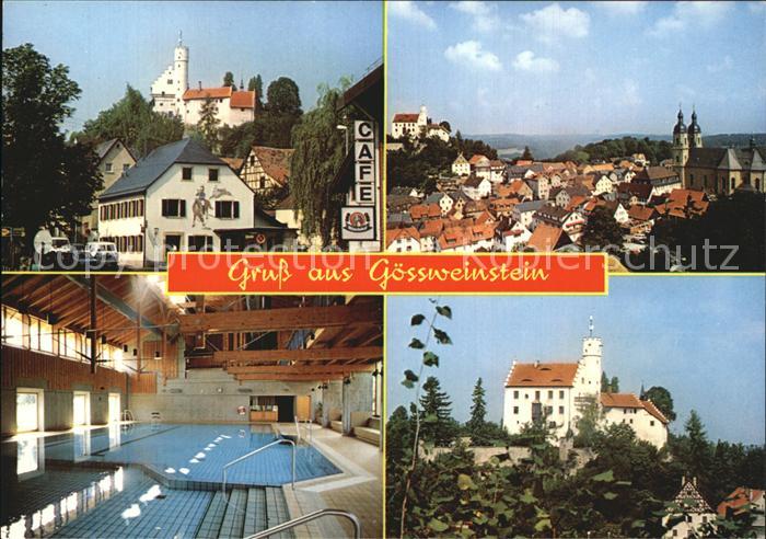 Goessweinstein Burgen Hallenbad Luftbild