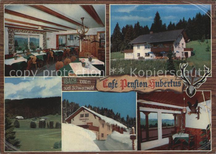 Ibach St Blasien Cafe Pension Hubertus