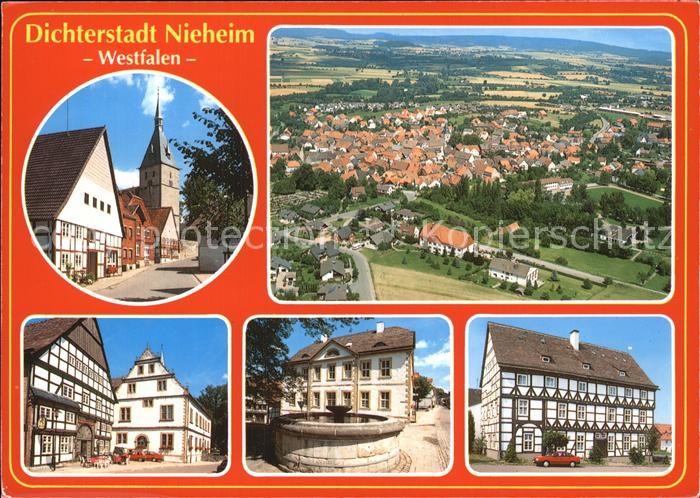 Nieheim Dichterstdt Wasserstrasse Rathaus Ratskrug Richterhaus Alte Schule