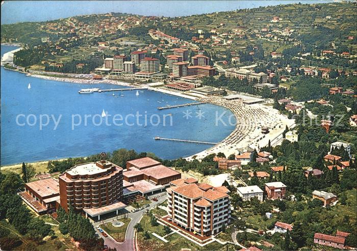 Portoroz Luftaufnahme