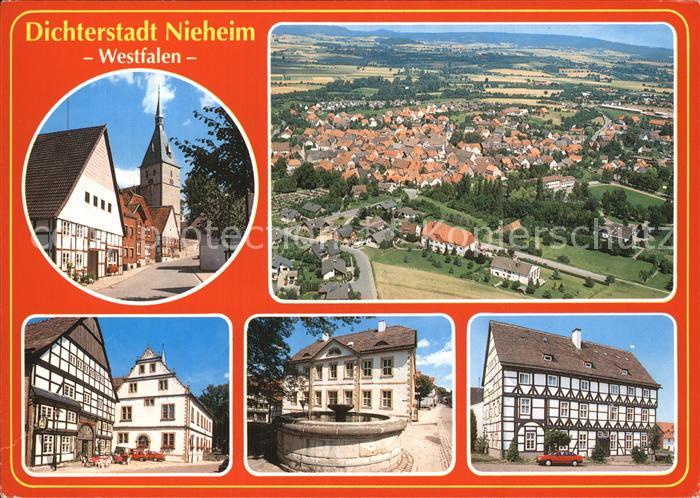 Nieheim Wasserstrasse Rathaus Ratskrug Richterhaus Alte Schule