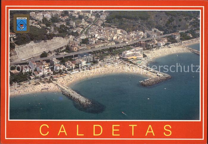 Caldetas Luftaufnahme
