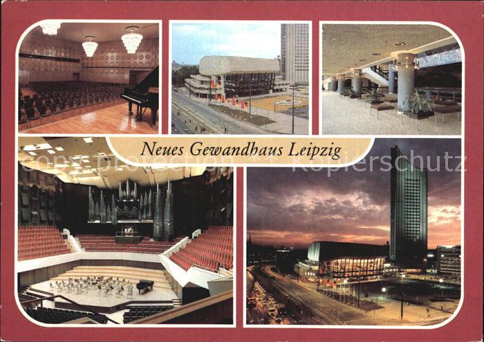 LEIPZIG Sachsen Kleiner Saal Foyer zum grossen Saal Neues Gewandhaus