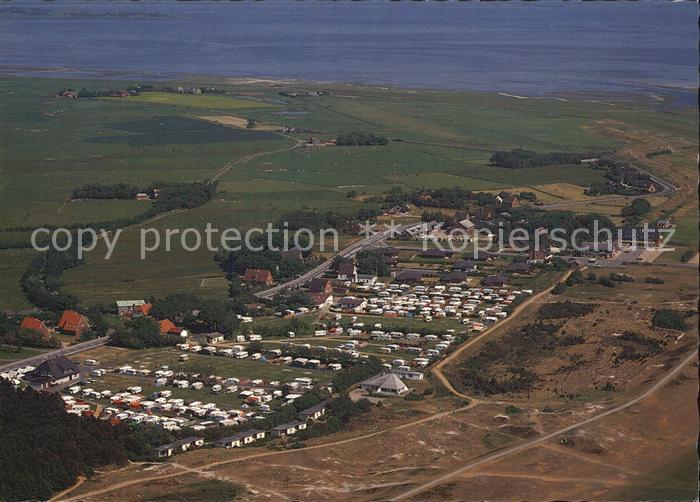 Peter-Ording St Nordseeheil Schwefelbad Boehl Campingplaetzen Luftbild