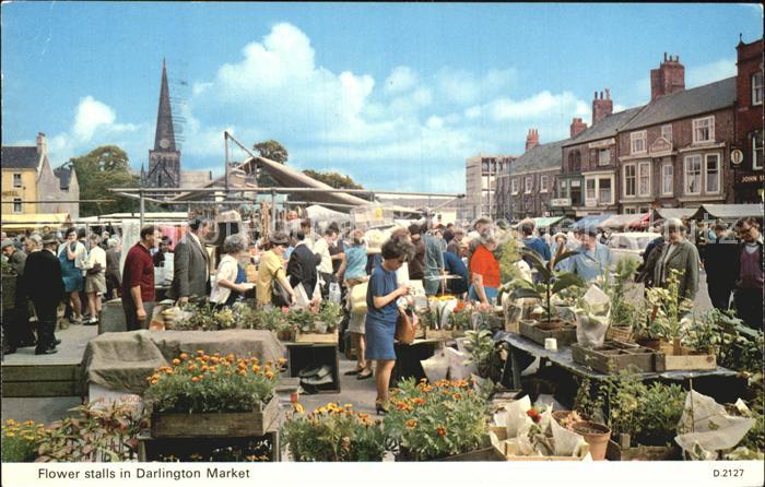 Darlington Flower Stalls Market