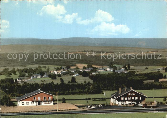 Baraque de Fraiture Fliegeraufnahme Hotel Restaurant Les Fougeres