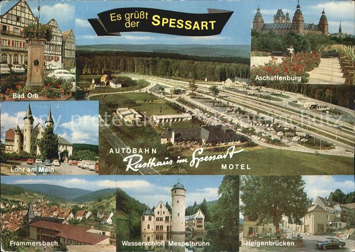 Lohr Main Bad Orb Aschaffenburg Frammersbach Heigenbruecken Wasserschloss Meselb