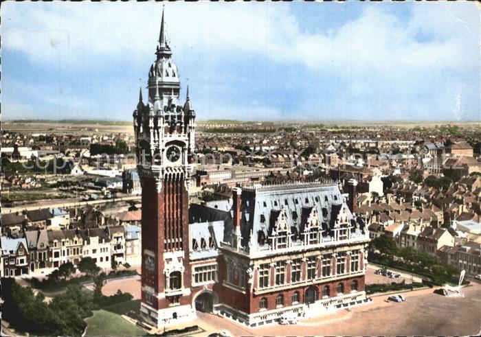 Calais Fliegeraufnahme Hotel de Ville