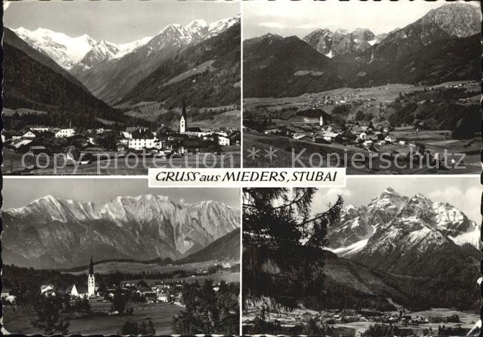 Mieders Tirol Stubai Fliegeraufnahme