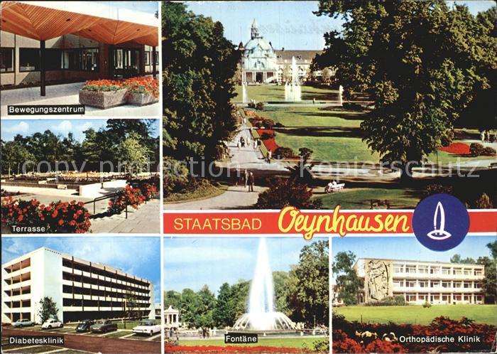Oeynhausen Bad Orthopaedische Klinik Diabetesklinik