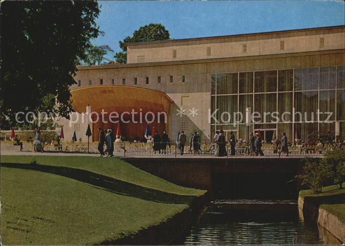 Bad Salzuflen Kurpark mit Konzerthalle und Musikpavillon