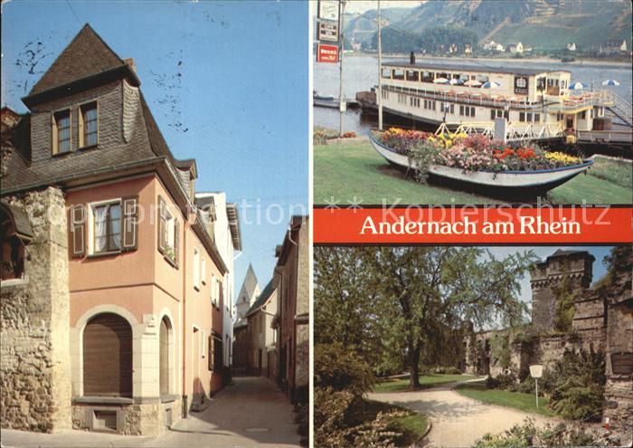 Andernach Rhein Rheinland-Pfalz Baeckerjungenstadt