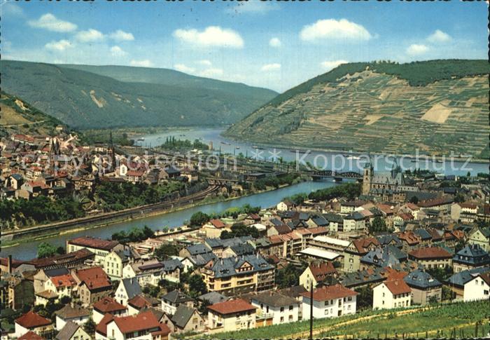 Ruedesheim Rhein Fliegeraufnahme