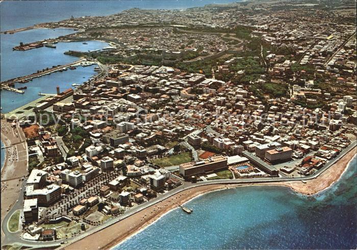 Rhodos Rhodes aegaeis Fliegeraufnahme