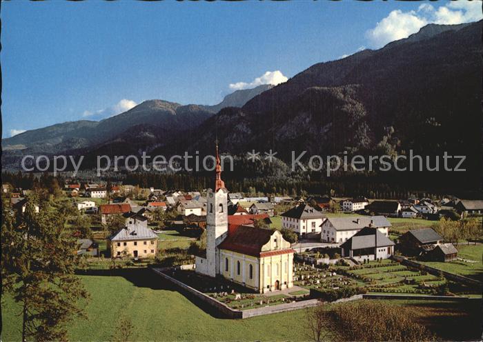 Dellach Drautal Fliegeraufnahme