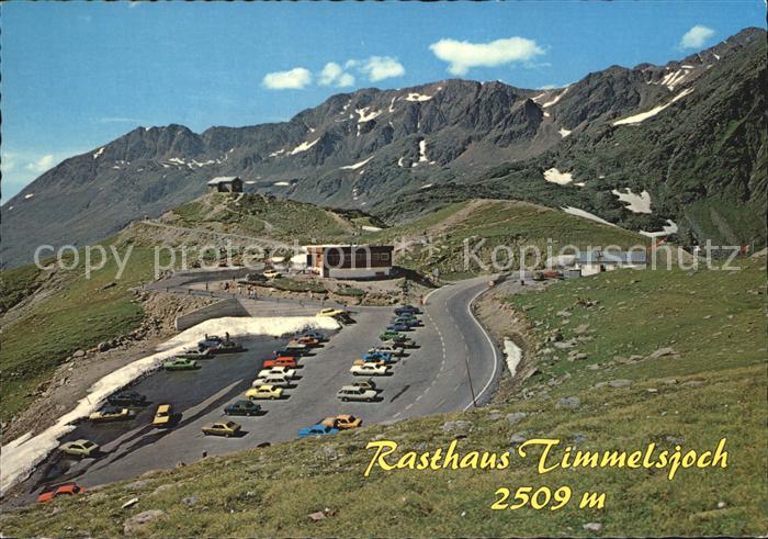 Timmelsjoch mit Rasthaus und Grenzstation