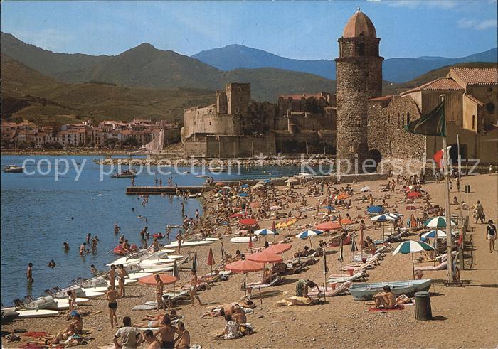 Collioure Stranleben Altstadt