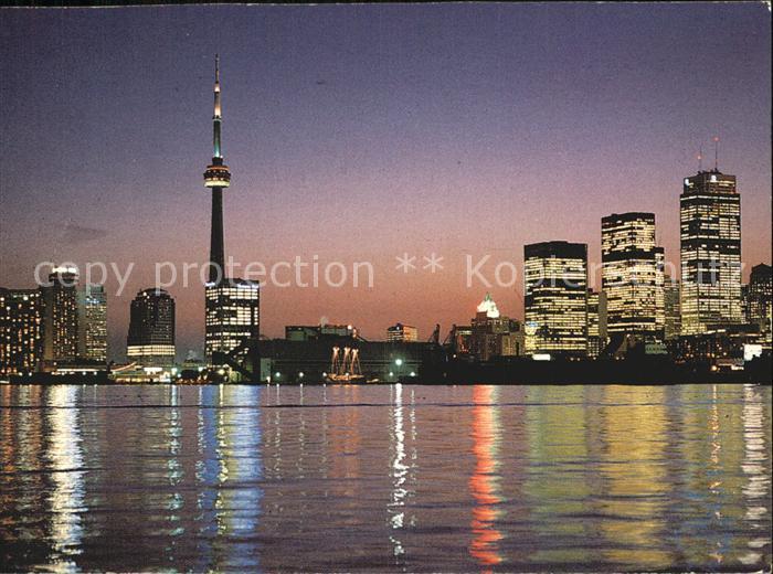 Toronto Canada The picturesque Skyline at night