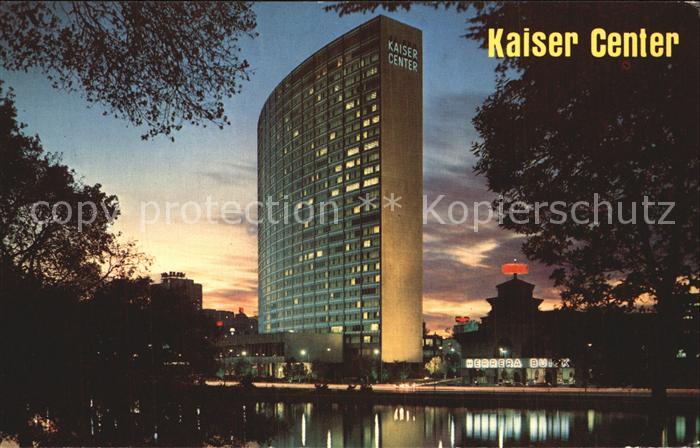 San Francisco California Kaiser Center and Lake Merritt