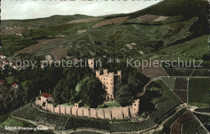Ortenberg Baden Schloss Ortenberg Fliegeraufnahme