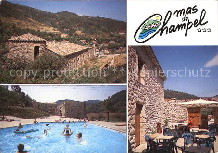 Les Ollieres Camping Mas de Champel Swimmingpool