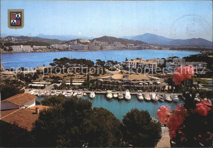 Santa Ponsa Mallorca Islas Baleares Hafen Panorama
