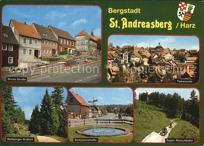 St Andreasberg Harz Breite Str Teilansicht Rehberger Graben Schuetzenstr Super R