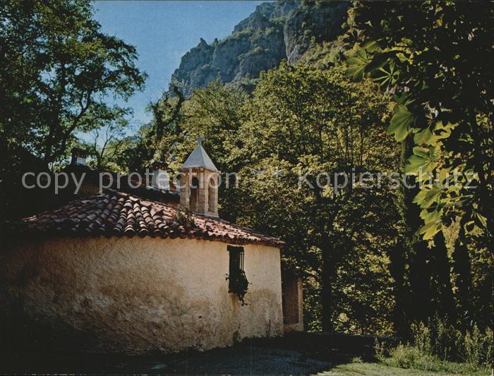 Gorges Loup Alpes-Maritimes Chapelle St Arnoux au fond des Gorges