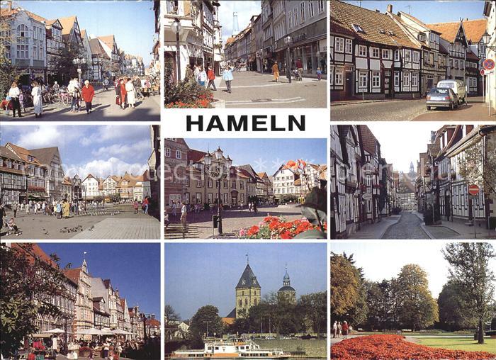 Hameln Weser Baeckerstr Alte Marktstr Am Markt Osterstr Muensterkirche Buergerga
