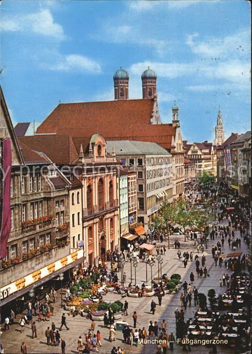 Muenchen Bayern Fussgaengerzone