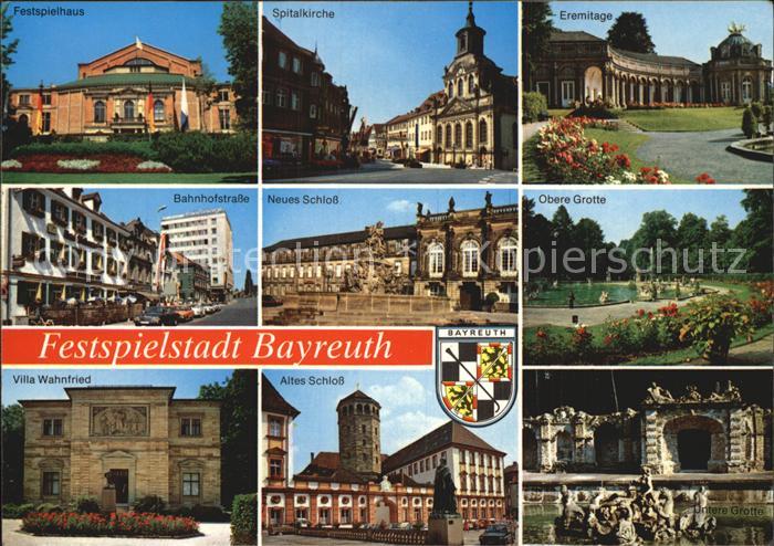 Bayreuth Festspielhaus Spitalkirche Eremitage Bahnhofstr Neues Schloss Obere Gro