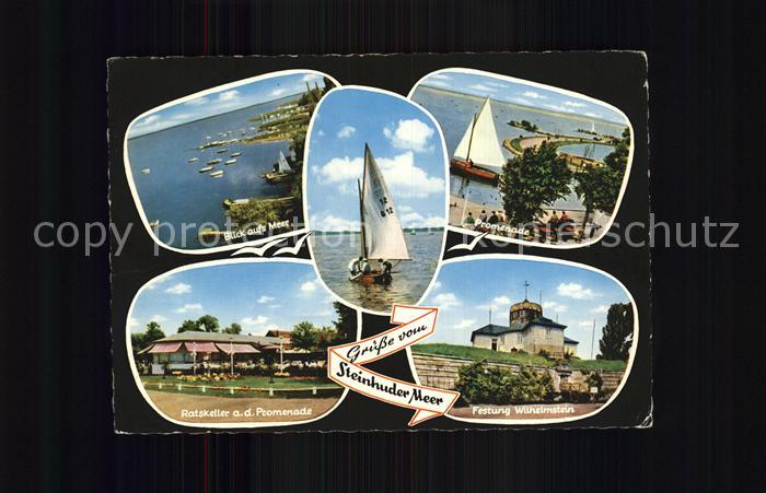 Steinhuder Meer Panorama Promenade Ratskeller Festung Wilhelmstein